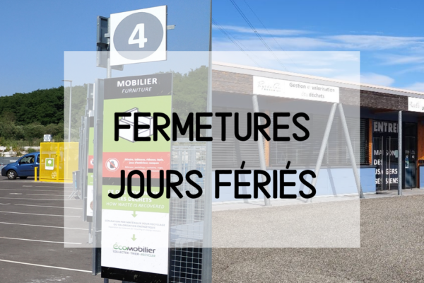 Jours fériés : modifications des services (EN)