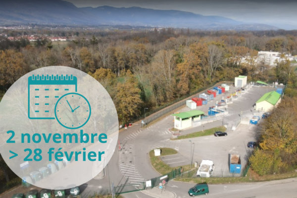 Horaires d&rsquo;hiver en déchèteries